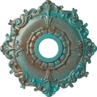 Ekena Millwork CM18RLCGS Riley Ceiling Medallion Copper Green Patina New. Price: $141.95.