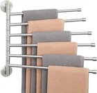 Alise Swing Out Towel Rack,folding Hand 6-BARS, Brushed Nickel New. Price: $52.16.