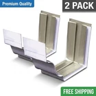 5 In. White Aluminum Slip Joint Gutter Connector - Easy Installation New. Price: $12.92.