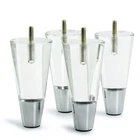 Jerever Acrylic Furniture Legs Replacement Sofa Feet Cabinet Modern Clear Decor New. Price: $57.46.
