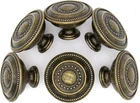 Lxz 6 Pcs Vintage Antique Brass Knobs Handles - Cabinet Drawer Pulls With. Price: $18.82.