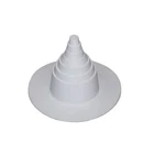 Elevatepvc Universal Pipe Flashing, White, 85 Mil, Fits In. To 4-1/2 Round New. Price: $189.99.