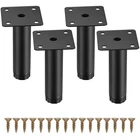 Fulushouxi Pcs Furniture Legs, Metal Cabinet 10CM/4", Black New. Price: $16.70.