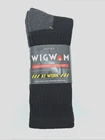 New 3 Pair Pack Wigwam At Work Crew Socks Usa Made Black Medium 5-9.5 6-10. Price: $7.99.
