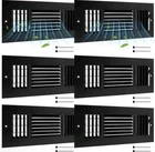 6-PACK Black Hvac Vent Covers 10X4 Duct Opening 3-WAY Airflow Wall/ceiling New. Price: $46.40.