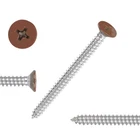 Brown Head 100 Pcs #8X1-1/2(1.5 Inch) Stainless Steel Phillips Flat Wood... New. Price: $20.42.