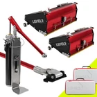 LEVEL5 Drywall Tools Set 10" + 12" Mega Flat Boxes W/ 42" Handle, Pump 4-628 New. Price: $1380.37.