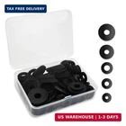 Yuntop 100 Pcs Black Flat Rubber Washers Assortment Kit, Sizes (16/18/20/25/30 New. Price: $13.73.