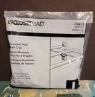 Closetmaid 75615 Shelf Clips, Concrete Installation 12-PACK White Ships Free! New. Price: $12.95.