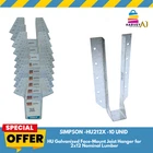 Simpson HU212 Hugalvanized Facemount Joist Hanger For 2X12 Nominal Lumber -10UND New. Price: $120.97.
