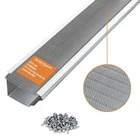Gutterglove 3 Ft. X 5.5 In. W Stainless Steel Micro-mesh Guard Open. Price: $79.99.