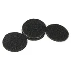 Richelieu America 93669TV Tg 24PK 1.5" Blk Round Pad - Quantity New. Price: $23.01.