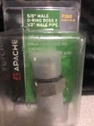 Apache 39038866 5/8" Male O-ring Boss X 1/2" Pipe, Hydraulic Adapter New. Price: $12.95.