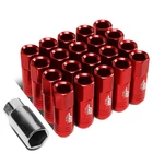J2 Engineering 7075 Aluminum Red M12 X 1.5 20PCS L: 60MM Open End Lug Nut W/s... New. Price: $54.37.