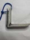 4 Pack Corner Brace National Hardware S 2-1/2" X 5/8" Zinc Plated N266-338 New. Price: $7.99.