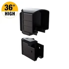 Peak Aluminum Railing Horizontal Angle Bracket Kit Matte Black 36" 36951 New. Price: $24.95.