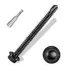 #8 2 Sheet Metal Screws 100PCS 410 Stainless Steel Black Self Drilling Sc... New. Price: $11.36.