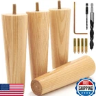 Airy Abode Premium Ash Wood Furniture Legs - Full Install Kit Pick Your Size New. Price: $44.98.