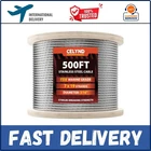 Celynd Stainless Steel Cable 500FT 3/16 T316 Wire Rope 7X19 New. Price: $199.97.