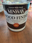 Minwax Wood Finish Water Based Semi Trans. True Black Acrylic 108500000 Open. Price: $15.00.