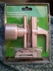 Hillman Keyed Knob Latch, Aluminum Finish New. Price: $8.00.