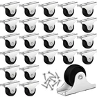Maitys 24 Pcs 1" Small Casters Wheels Mini Rigid Non Swivel Fixed Castor Whee... New. Price: $21.19.