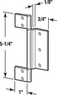 Prime-line K5093 Aluminum Natural 7-HOLE Door Hinge 1 Radius X 3/4 In. New. Price: $10.47.