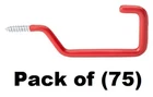 N271-018 4.5" X 2.5" Vinyl Coated Steel Rafter Storage Screw Hanging Hook -75 Pk New. Price: $127.93.