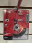 Milwaukee Crimped Wheel 48-52-5070 4" Radial Carbon Steel Hyperwire Usa New. Price: $10.19.