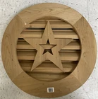 Wood Round Louver Als 18 In. Cedar Attic Siding Ventilation Outdoor New. Price: $49.99.