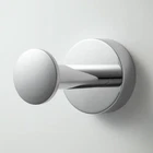 Milan Series - Single Robe Hook Polished Chrome Open. Price: $62.00.