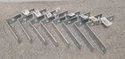New Hardware Essentials 3-1/2" Zinc Plated Corner Brace H#851129. (03) Open. Price: $25.99.