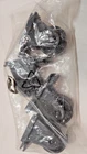 QTY4 All Black Rigid Plate Caster Wheels Plastic Slide In Snap On Furniture Cart New. Price: $6.00.