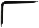 Knape & Vogt John Sterling 12" Black Steel Decorative Bracket 125 Lb New. Price: $30.97.