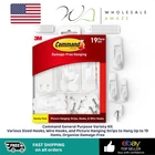 Command General Purpose Variety Kit Various Sized Hooks, Wire Picture New. Price: $19.99.