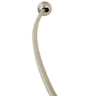 Zenna Home 50-72 In. Aluminum Dual Mount Curved Shower Curtain Rod W/ Nickel Open. Price: $36.95.