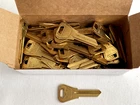 New In Box Ilco Brass Weiser Blank Gold Metallic 50 Keys Per Pack WR3. Price: $24.99.