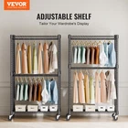 Heavy Duty Clothes Rack, 1'' Diameter Thicken Steel Tube Hold Up To 300LBS New. Price: $60.48.