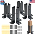 Vigtayue 8 Pcs Adjustable Deck Post Anchor Base Brackets Fit 1.5X1.52X22X44X4 New. Price: $36.64.