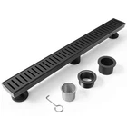 Webang 48" Linear Shower Matte Black SUS304 Stainless Steel Floor Drain. New. Price: $91.79.