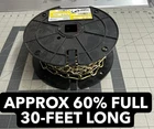 New 30' Ft Campbell Reel #3 Twist Link Coil Brass Plated Decorating Chain. Price: $32.24.