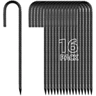 Besitu 12 Inch Rebar Stakes J Hook Ground 16-PACK Heavy Duty Galvanized New. Price: $40.68.