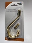 National Hardware N248-245 35 Lbs. Capacity Brass Gold Garment Hook New. Price: $6.80.