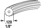 Prime-line P7650 Gray Vinyl Screen Retainer Spline 0.12 Dia. In. X 500 Ft. New. Price: $30.89.