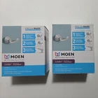 Moen Lindor Chrome Double Robe Hook MY8703CH Press & Mark Installation New. Price: $29.99.