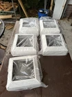 5 New Afco 6 White Textured Aluminum Column Caps & Bases Porch/deck Post Trim. Price: $75.00.