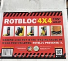 10 Pcs Rotbloc 4X4 Pre-molded Post Wraps Protects Against New. Price: $22.00.