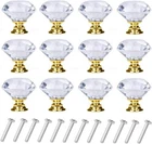 Yourgift 12 Drawer Knobs Diamond Shaped Crystal 30 Mm, Pack, Gold New. Price: $21.28.