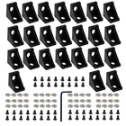 Black 2020 Series Aluminum Extrusion Profile Connector Set,includes 24... New. Price: $29.26.