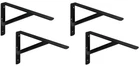 Knape & Vogt 16" Black Epoxy Finish Heavy Duty "l" Brackets 208 Blk 400 - Pack New. Price: $68.93.
